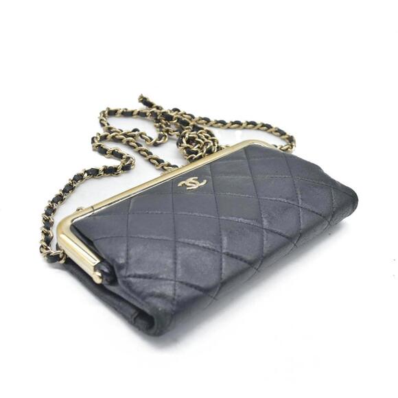 $3850 Chanel Quilted Frame Clutch With Chain - Picture 9 of 15